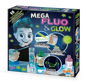 Buki Mega Fluo and Glow laboratoř