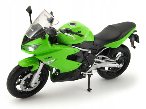 Welly Kawasaki Ninja 650R, zelená 1:10