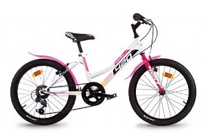 Dětské kolo Dino Bikes Aurelia 420D bílo růžové 20&quot;