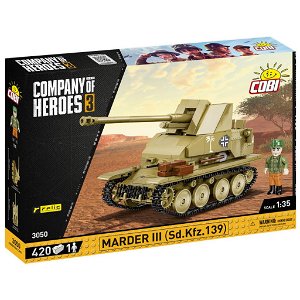 Cobi 3050 Company of Heroes Marder III Sd. Kfz. 139, 1:35, 420 kostek