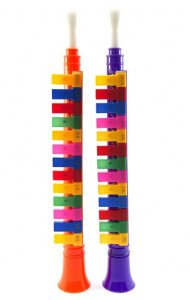 Plastová dětská flétna - klarinet barevná, 42 cm