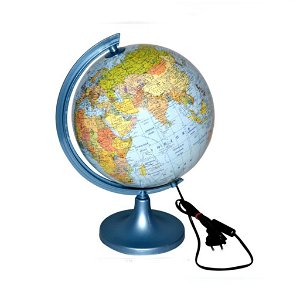 Globus svítící politicko zeměpisný 25cm