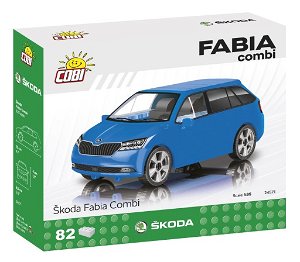 Cobi Škoda Fabia combi model 2019, 1:35, 82 kostek