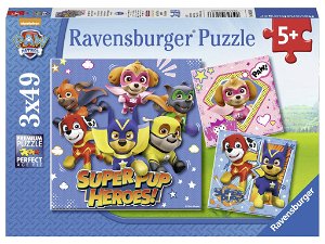 Ravensburger Puzzle 080366 Tlapková Patrola 3x49 dílků