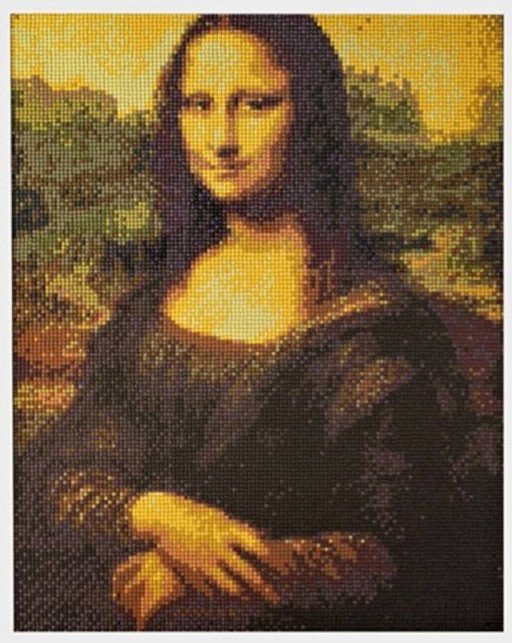 Craft Diamantový obrázek Mona Lisa, 40x50 cm