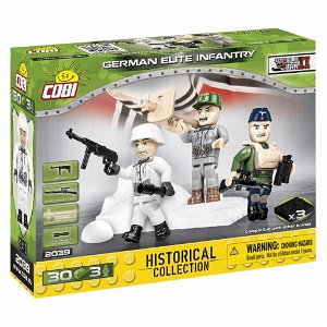 Cobi 2039 3 figurky s doplňky German Elite Infantry, 30 kostek