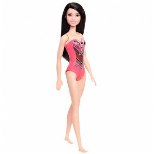 Mattel Barbie v růžových plavkách se vzorem