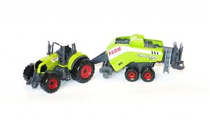 MaDe Farmářský set, Traktor s balíkovačem, 21 cm