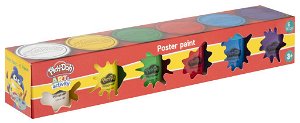 Play-Doh Temperové barvy v kelímku 6x45ml