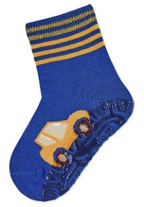 Sterntaler ponožky ABS protiskluzové chodidlo SUN modré, auto 8022200
