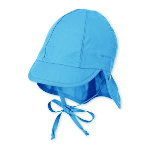 Sterntaler Čepice s plachetkou jednobarevná, modrá UV filtr 50+ 1502025
