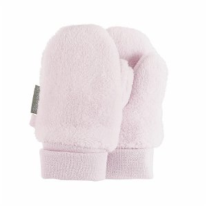Sterntaler rukavičky kojenecké palčáky plyš růžové 4301421