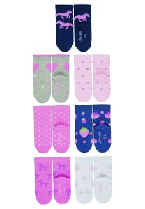 Sterntaler ponožky dívčí 7 párů s obrázky 8322253