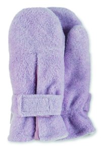 Sterntaler Rukavičky kojenecké PURE fleece suchý zip světle růžové 4301430