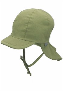 Sterntaler Čepice PURE kšilt, plachetka, zavazovací, UV 50+, zelená 1511410