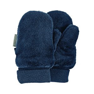 Sterntaler rukavičky kojenecké palčáky plyš tmavě modré 4301421