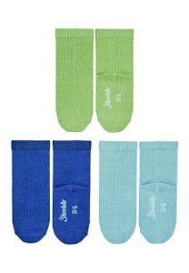 Sterntaler ponožky, bambusové, chlapecké 3 páry modré, zelené 8502210