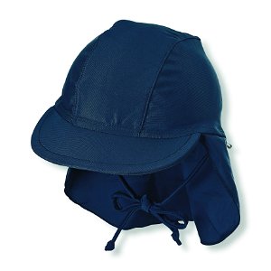 Sterntaler plavky čepice s plachetkou PURE UV 50+ tmavě modré  2502098