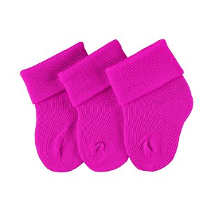 Sterntaler Ponožky novorozenecké 3 páry tmavě růžové 8211900