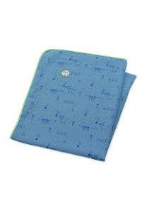 Sterntaler deka, mušelín, modrá 125 x 125 cm oslík Emmilius 9092110