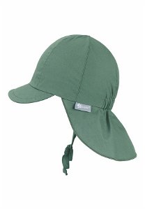 Sterntaler Čepice PURE kšilt, plachetka, zavazovací, UV 50+, khaki zelená 1511410