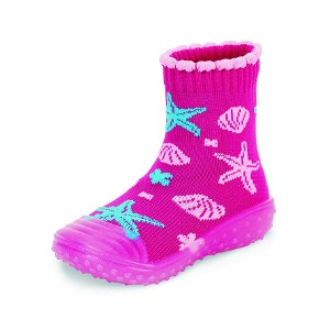 Sterntaler barefoot ponožkoboty dětské růžové, hvězdice 8362104