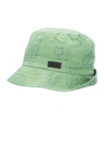 Sterntaler klobouček UNI bio bavlna UV 15+ SAFARI zelený 1512250