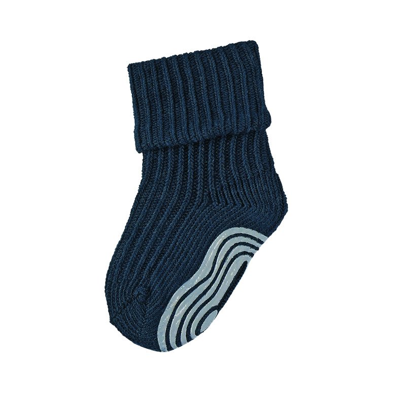 Sterntaler ponožky protiskluzové ABS hrubě pletené tmavě modré 8101950