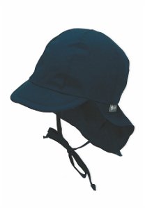 Sterntaler Čepice PURE kšilt, plachetka, zavazovací, UV 50+, tmavě modrá 1511410