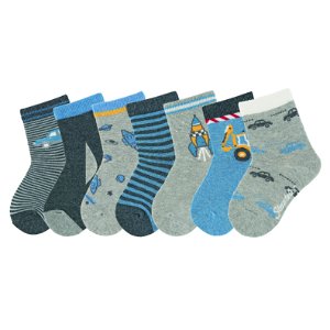 Sterntaler ponožky, 7párů kluci šedé 8422050