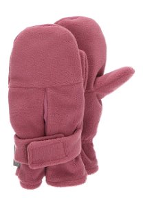 Sterntaler Rukavičky kojenecké PURE fleece suchý zip pastelově růžové 4301430
