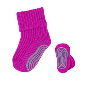 Sterntaler ponožky protiskluzové ABS hrubě pletené tmavě růžové 8101950