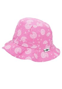 Sterntaler klobouček dívčí bio bavlna UV 50+ růžový, pampelišky 1422230