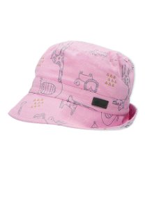 Sterntaler klobouček dívčí bio bavlna UV 15+ SAFARI růžový 1512250