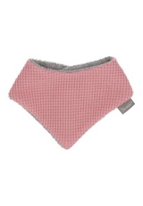 Sterntaler šátek na krk zimní, oboustranný, s nepromokavou folií, růžový, vaflový vzor 4102200