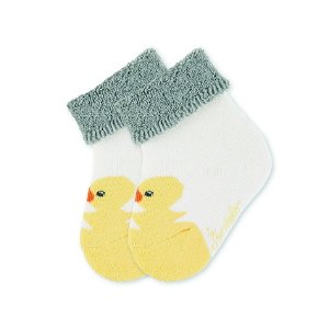 Sterntaler ponožky kojenecké s manžetkou kačátko Eddík 8401963