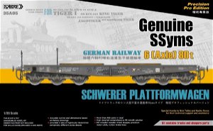SABRE Plastikový model německého železničního vozu Genuine SSyms 6 (Axle) 80 t (German railway)