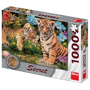 Dino Puzzle secret collection - Tygříci - 1000 dílků