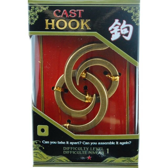 Hanayama Hlavolam Cast Hook Silver