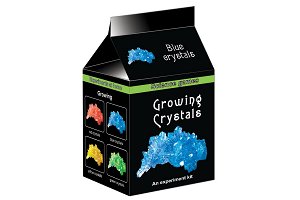 LAMPS Mini chemická sada rostoucí krystaly - modrá