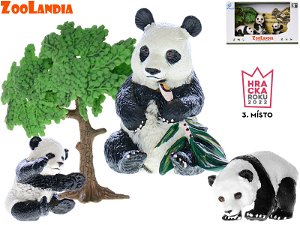 Mikro trading Zoolandia - Panda s mláďaty a doplňky
