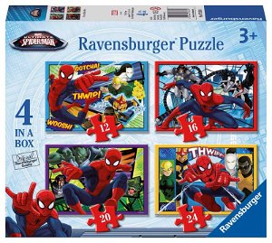 Ravensburger Puzzle - Disney Spiderman - 12, 16, 20 a 24 dílků