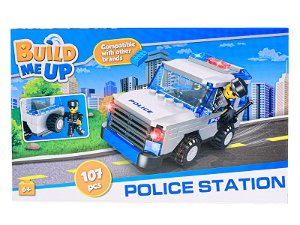 Mikro trading Stavebnice BuildMeUP - Policie (Police station) - 107 ks