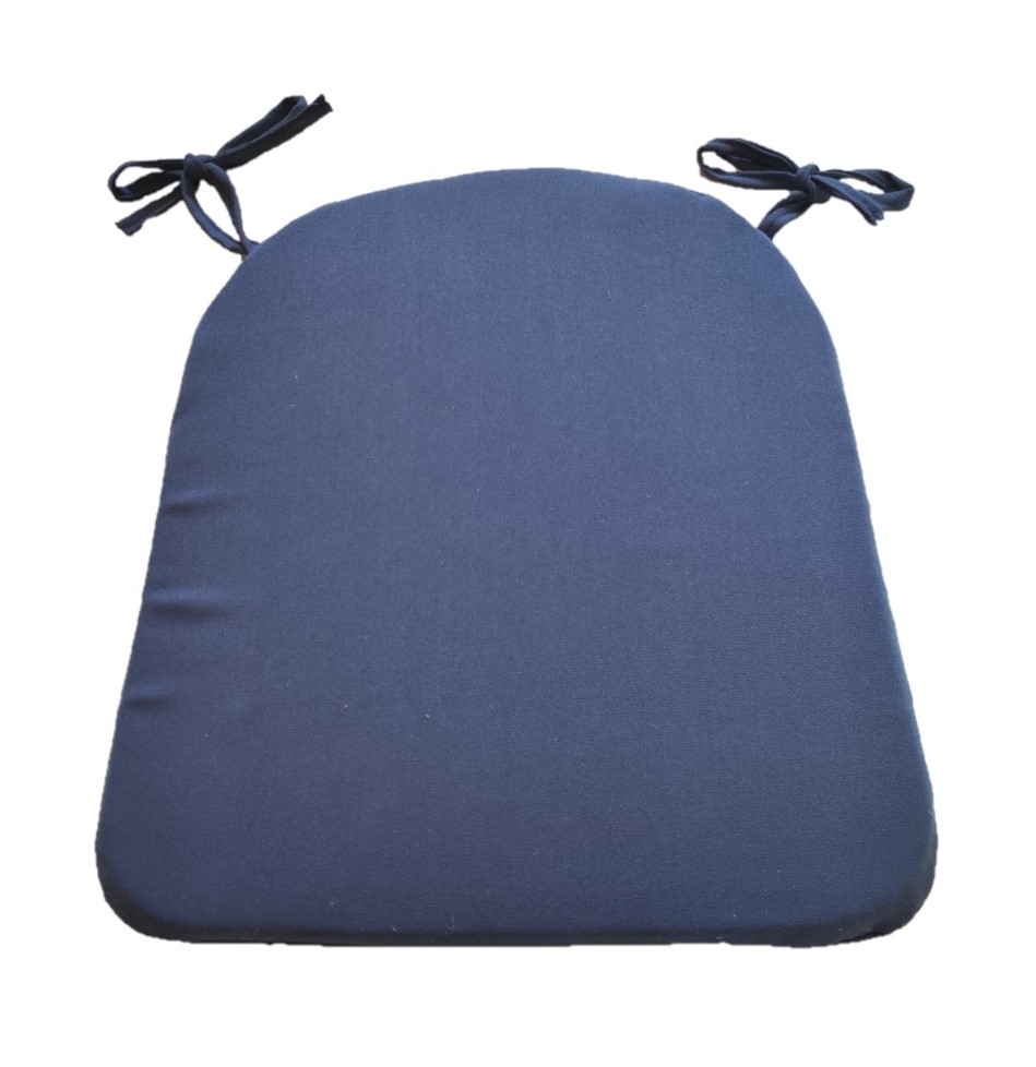 LKV Lomnice Sedák na židli se šňůrkou - 35 x 40 cm - tmavě modrá