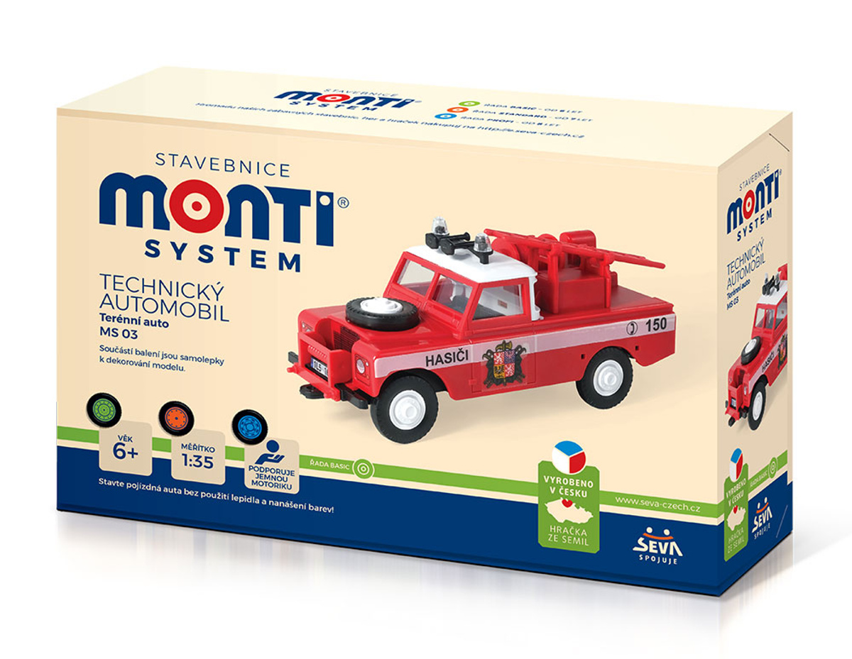 Monti System 03 Technický automobil Land Rover 1:35
