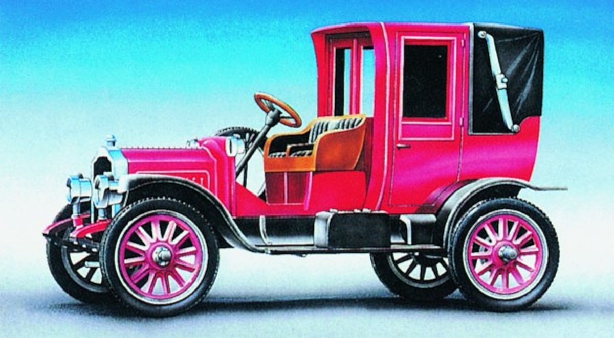 Směr Model auta Packard Landaulet 1912 1:32
