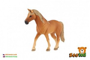 Teddies Kůň domácí ryzák - zooted - 13 cm