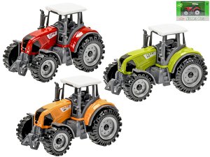 Mikro trading Traktor na volný chod - 9,5 cm - 3 barevné varianty