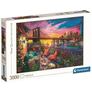 Clementoni Puzzle - Západ slunce nad Manhattanem - 3000 dílků