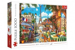 Trefl Puzzle - Pařížské ráno - 1000 dílků